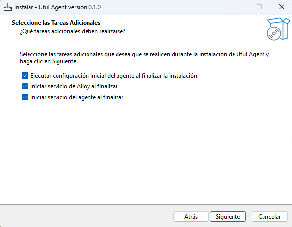 Selección de la carpeta de instalación